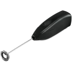 Mini Mixer Elétrico de Inox e Plástico para Bebidas 4x20,5cm