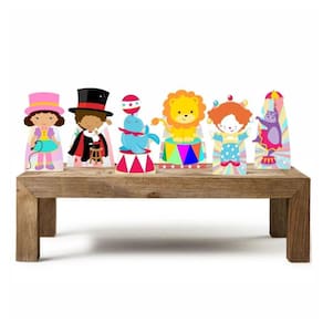 Circo Domadores Kit 6 Enfeites Decoração Festa Infantil