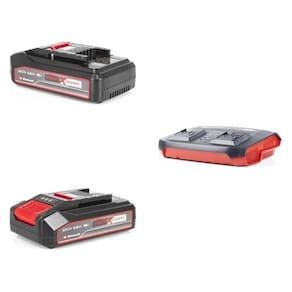 Kit 1 Bateria Power-x-change 18v 2,5 Ah Li e Carregador Duplo 3ah Power X-twincharger 3a Bivolt Preto