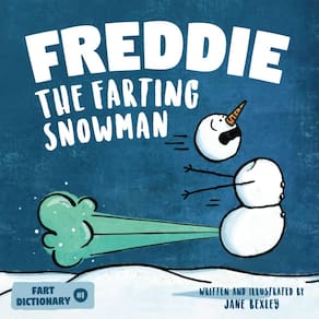Livro Freddie The Farting Snowman Funny Read Aloud para crianças e adultos