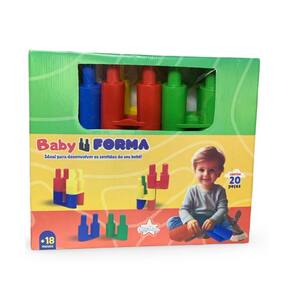 Brinquedo De Formas +18 Meses 20 Peças Big Star