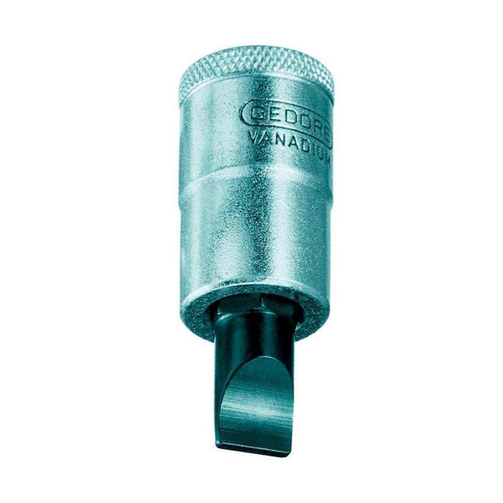 Chave Soquete Fenda Simples Curta 2,5 MM Encaixe de 1/2&quot; - Gedore 016560