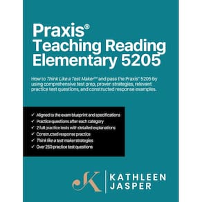 Guia de preparação para o teste Book Praxis Teaching Reading Elementary 5205