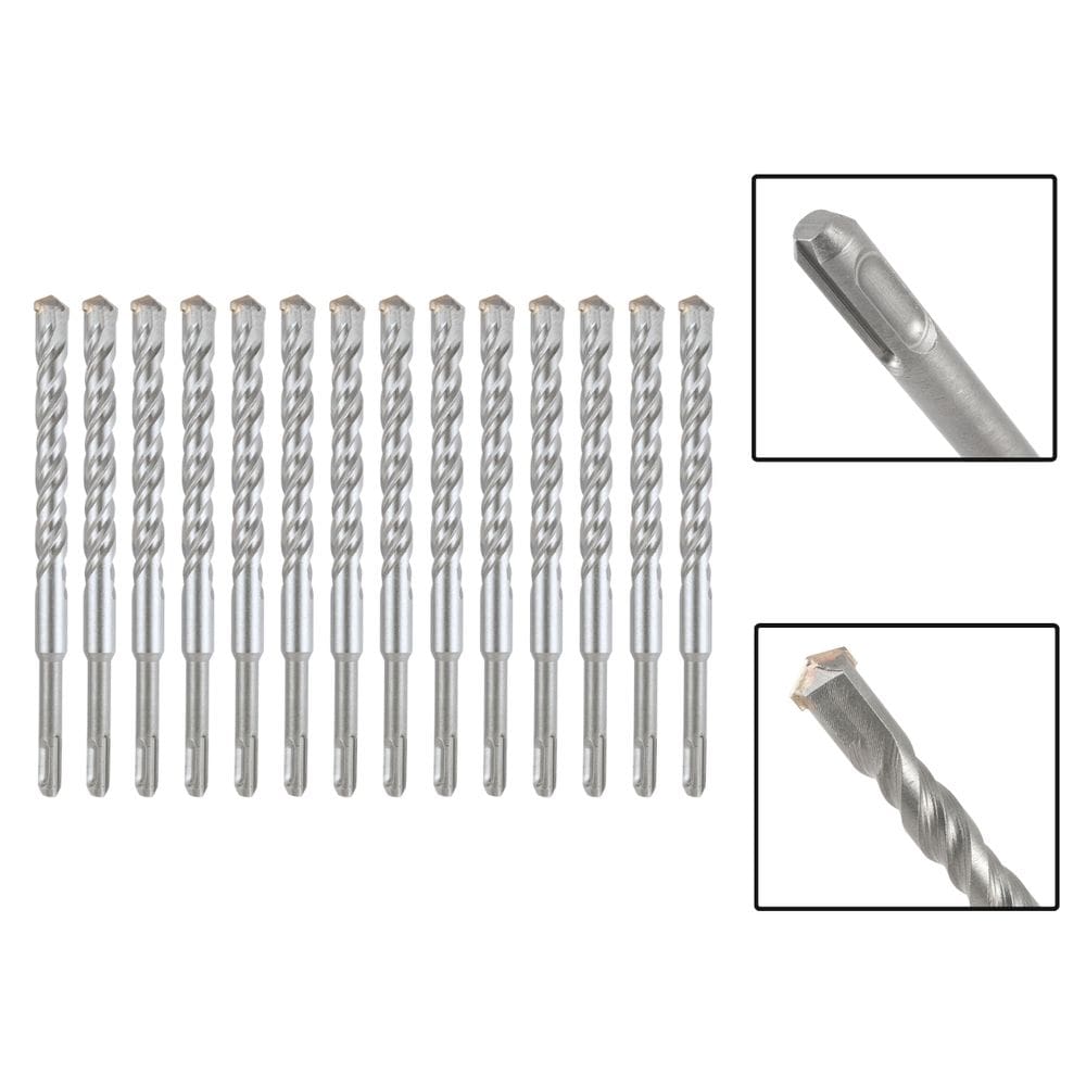 Jogo 14 Brocas SDS Plus 20X260 mm Aço Carbono Tungstênio