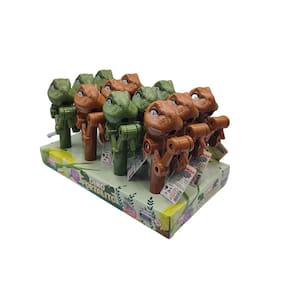 Dino Portalito Candy Toy Dinossauro com Pirulito 12 Unidades