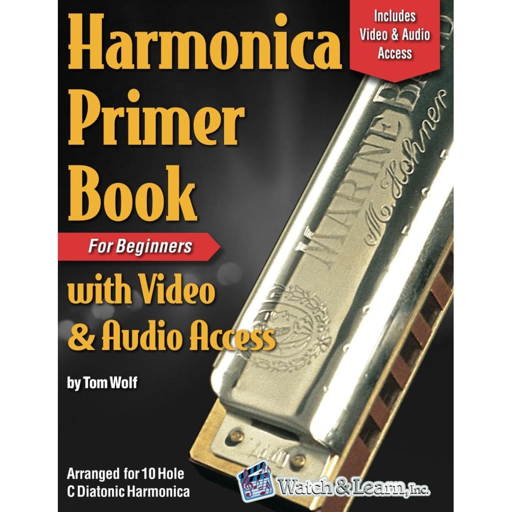 Book Harmonica Primer para iniciantes com acesso a vídeo e áudio