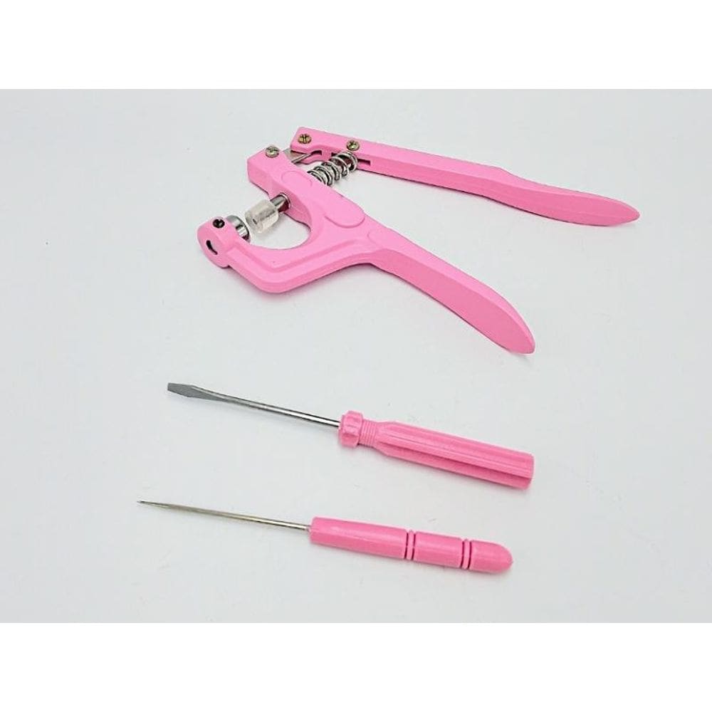 Alicate de Pressão com Botões e Matrizes OK-021 Rosa - Okachi