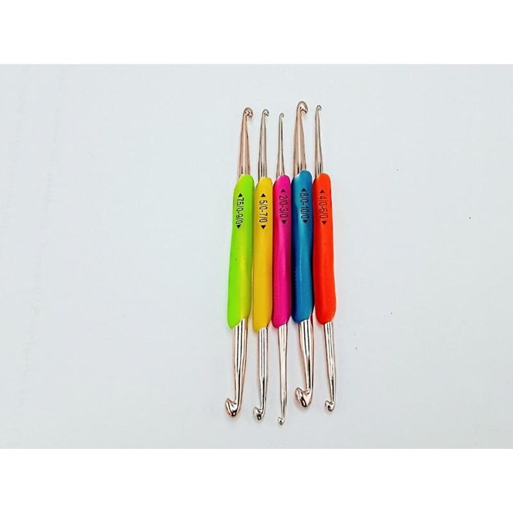 Agulha para Crochê Modelo de 2 Pontas Crochet Hook-02 - Sun Special