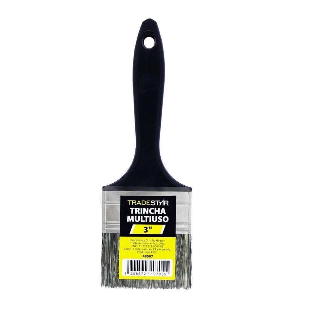 Pincel Trincha Para Pintura Acabamentos Tradestar 3