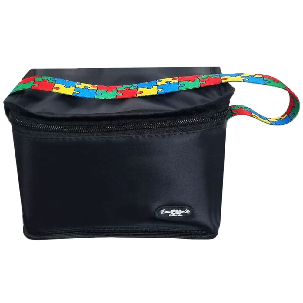 Bolsa Térmica Pequena para Crianças e Adultos com Cordão Quebra Cabeça