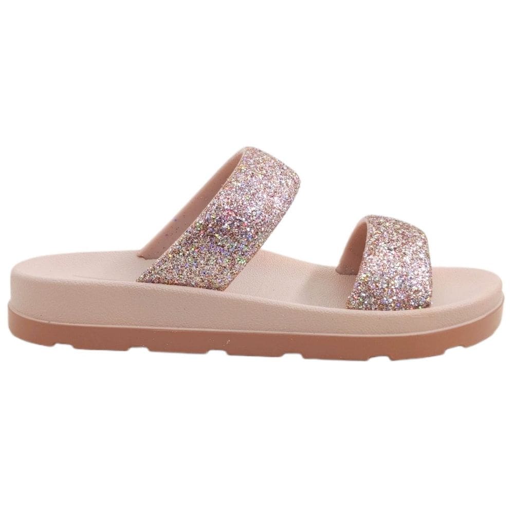 Tamanco Infantil Menina Papete Casual Dia a Dia Escola Passeio em Glitter Conforto Zaxy 19207