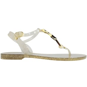 Sandália Feminina Rasteira Casual Dia a Dia Passeio Glitter Petite Jolie PJ7339