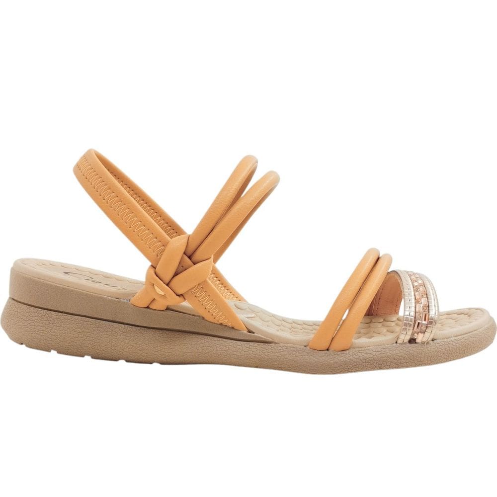 Sandália Feminina Casual Dia a Dia Passeio Trabalho Ultra Conforto Palmilha Massageadora Campesí CP393