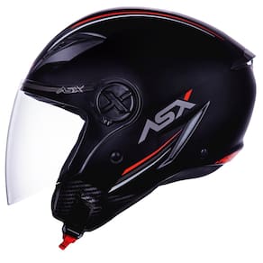 Capacete Feminino Masculino Asx Aberto City Air Preto Fosco