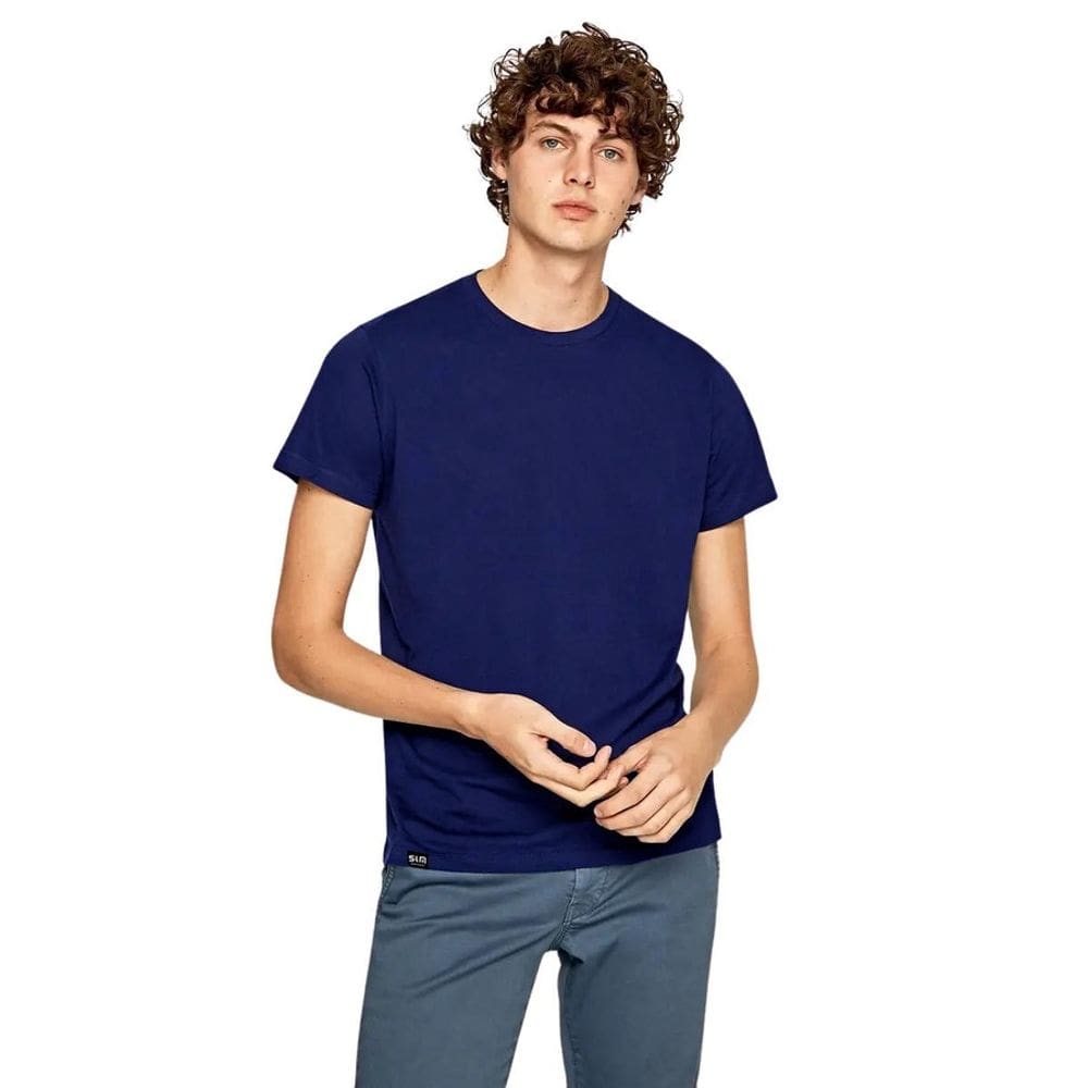 Camiseta Básica Academia Slim Fitness Sem Estampa