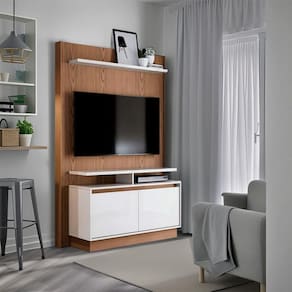 Painel para TV 40 Polegadas Wendy Freijó com Off White 122 cm