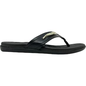 Tamanco Dedo Feminino Casual Básico Dia a Dia Passeio Trabalho Detalhe Metalizado Ultra Conforto Beira Rio 8544.101