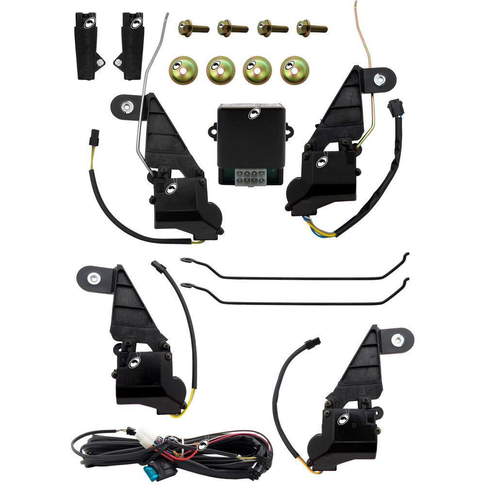 Kit Trava Elétrica GM4MN Corsa e Corsa Sedan 2002 a 2012 4 Portas Tragial