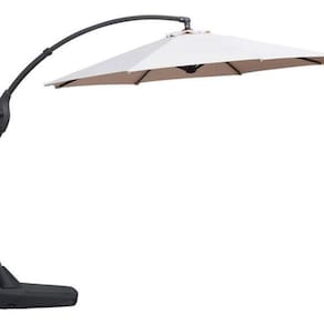 Ombrelone Lateral Gigante 3m Em Alumínio Com Base - Shadow