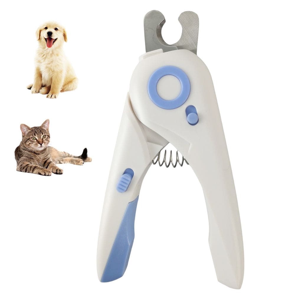 Cortador de Unha Pet Gato Cachorro Cao Lixa de Unha Lanterna Led Animal de Estimaçao Seguro Resistente Eficiente Confortavel