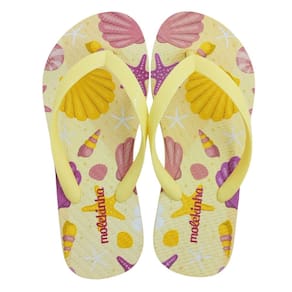 Chinelo Dedo Infantil Menina Casual Dia a Dia Escola Passeio Praia Molekinha 2364.300