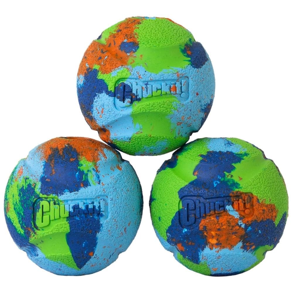 Brinquedo Chuckit EcoFetch Ball Pack 3 Unidades Para Cães Médio