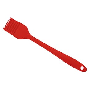 Pincel para cozinha feito inteiro de silicone - vermelho