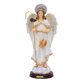 Imagem Estátua Resina São Rafael Arcanjo Grande 41cm