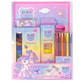 Kit Desenho Artístico Infantil Encanto Com 33 Peças Fofy