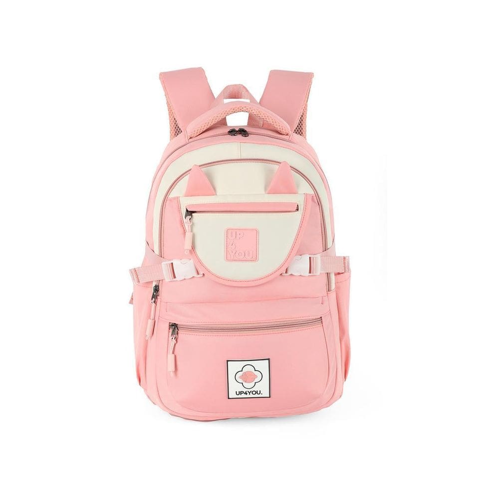Mochila De Costas Escolar Deluxe Salmão Candy - Up4You