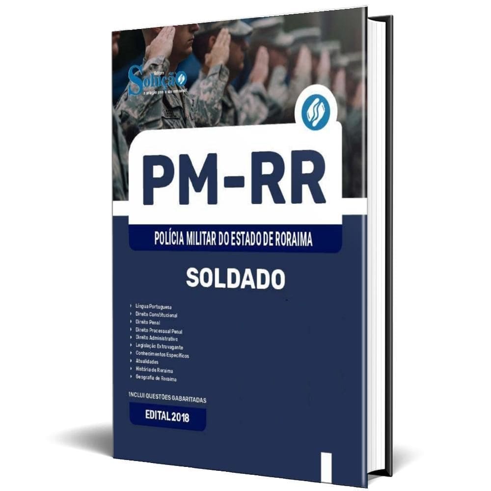 Apostila Concurso Pm Rr 2025 - Soldado