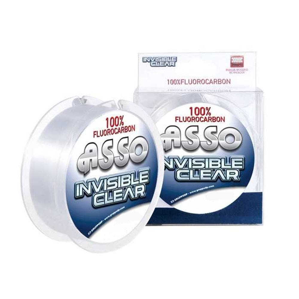 Linha Fluorocarbon Asso Invisible Clear 31lb (0.50mm - 50m)