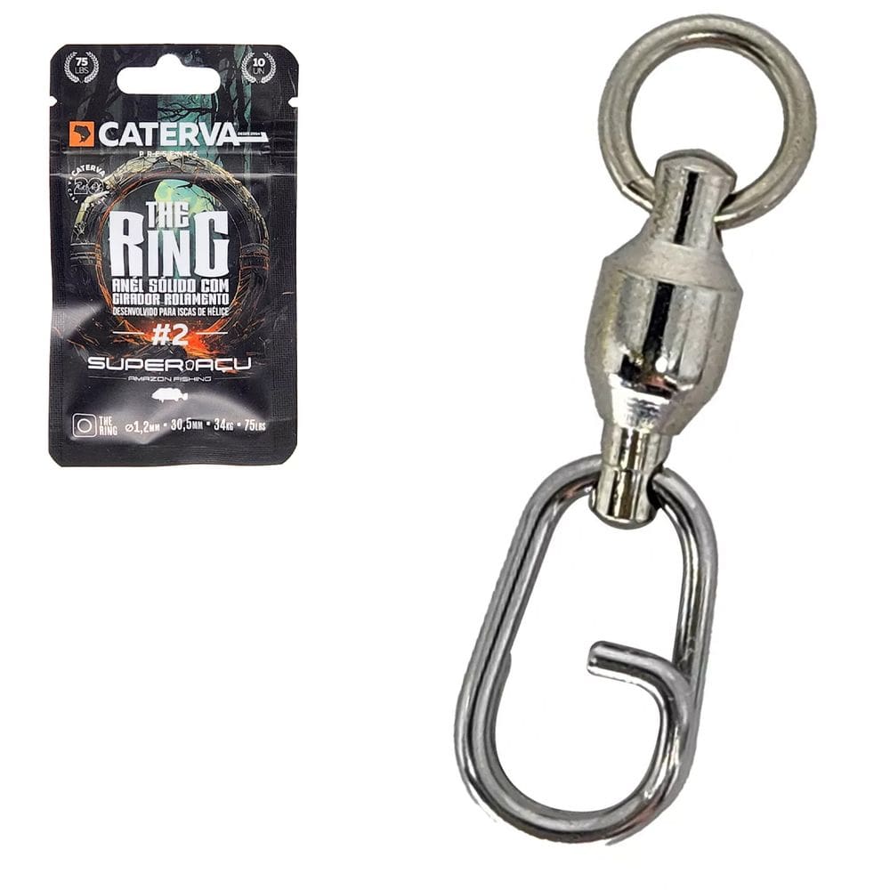 Snap Com Girador Rolamentado Caterva The Ring 02 75lb (10un)