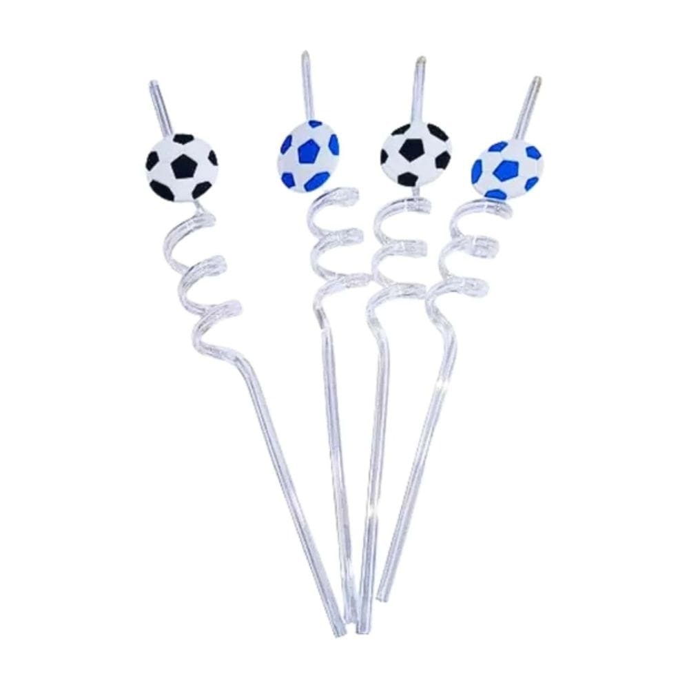 Canudo De Futebol Silver 4un