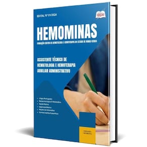 Apostila Hemominas 2025 Assistente Técnico Hematologia E