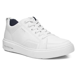 Tênis Couro Pegada Casual Masculino - Branco
