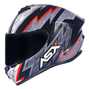 Capacete Masculino Fechado Asx Draken Thunder Preto Moto