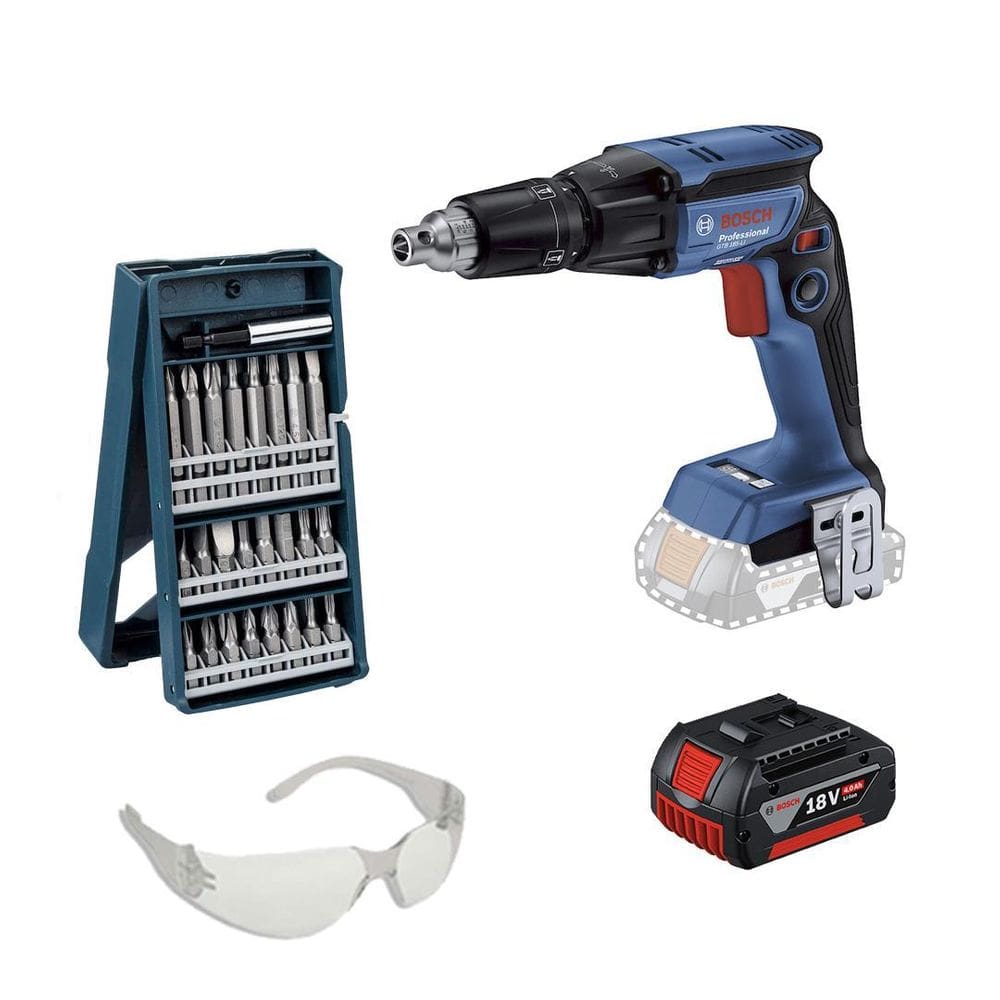 Parafusadeira Drywal 1/4 Bosch Gtb185-Li 18V + 1Bat 4Ah
