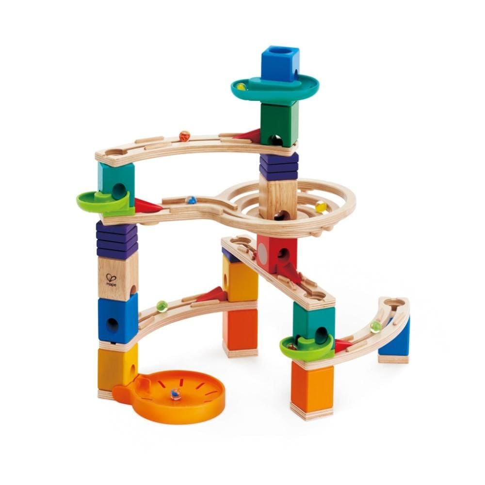 Corrida de Bolinha Quadri 44 Peças Marrom - Hape