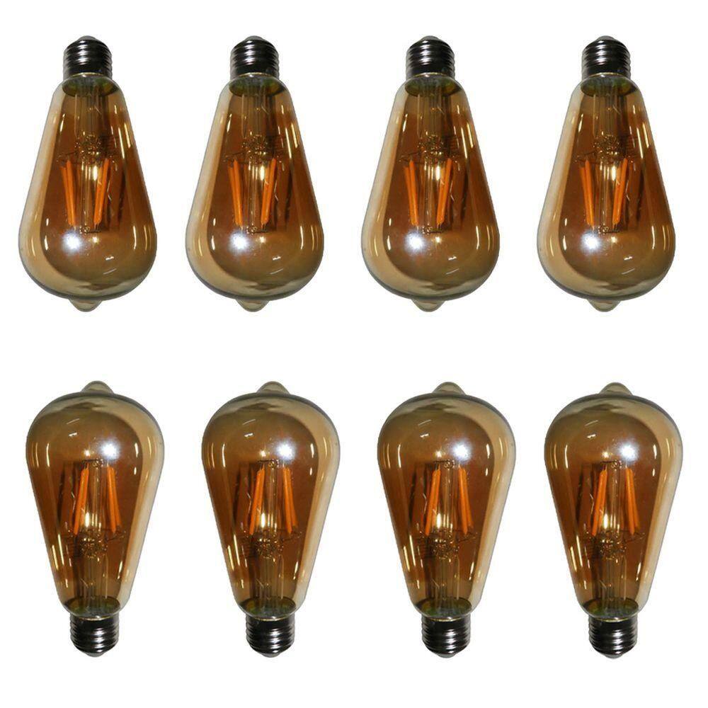 Lampada Led Multi Filamento Kit 8 Unidades 30w Decoraçao Vintage Retro Iluminaçao Casa Jardim