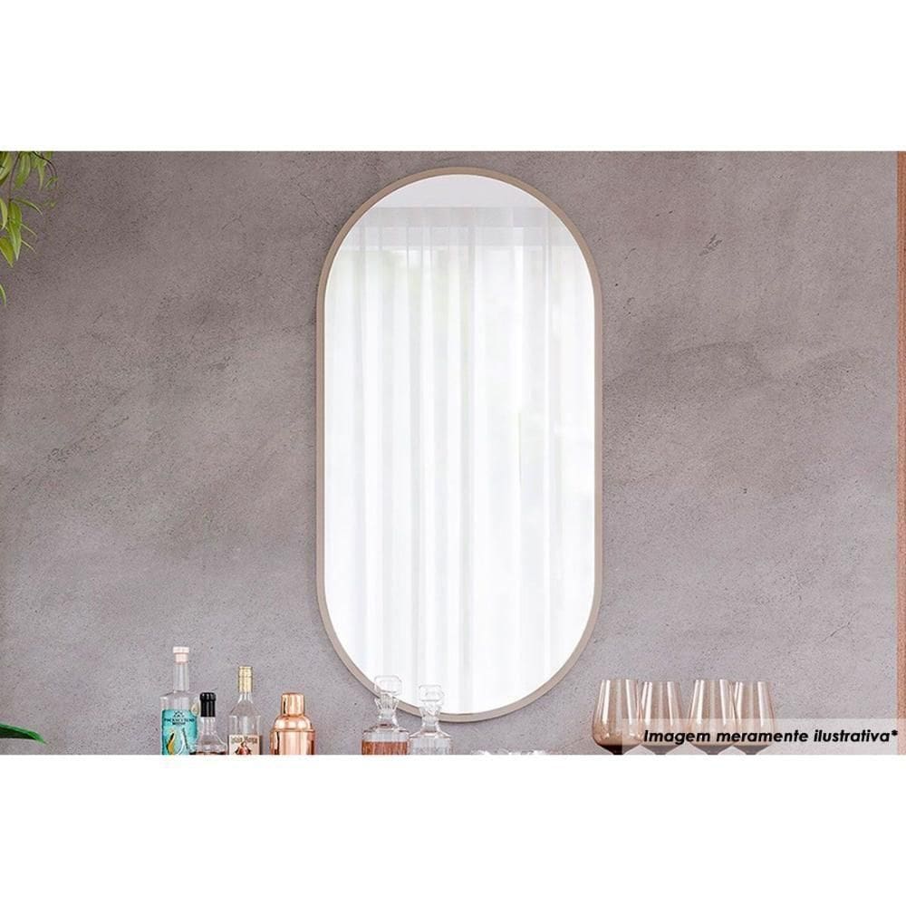 Espelheira De Banheiro Jade Off White - Cimol