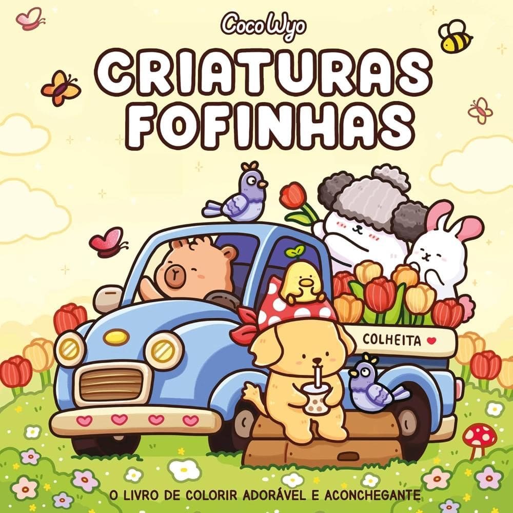 Criaturas fofinhas (Cozy Cuties) – livro de colorir Coco Wyo(1702)
