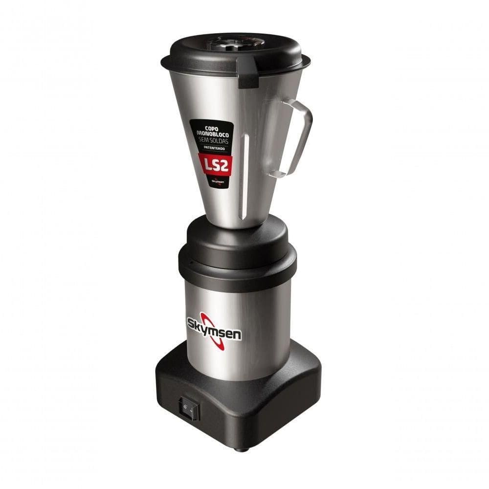 Liquidificador Industrial Inox Baixa Rotação Skymsen 2 Litros Ls2