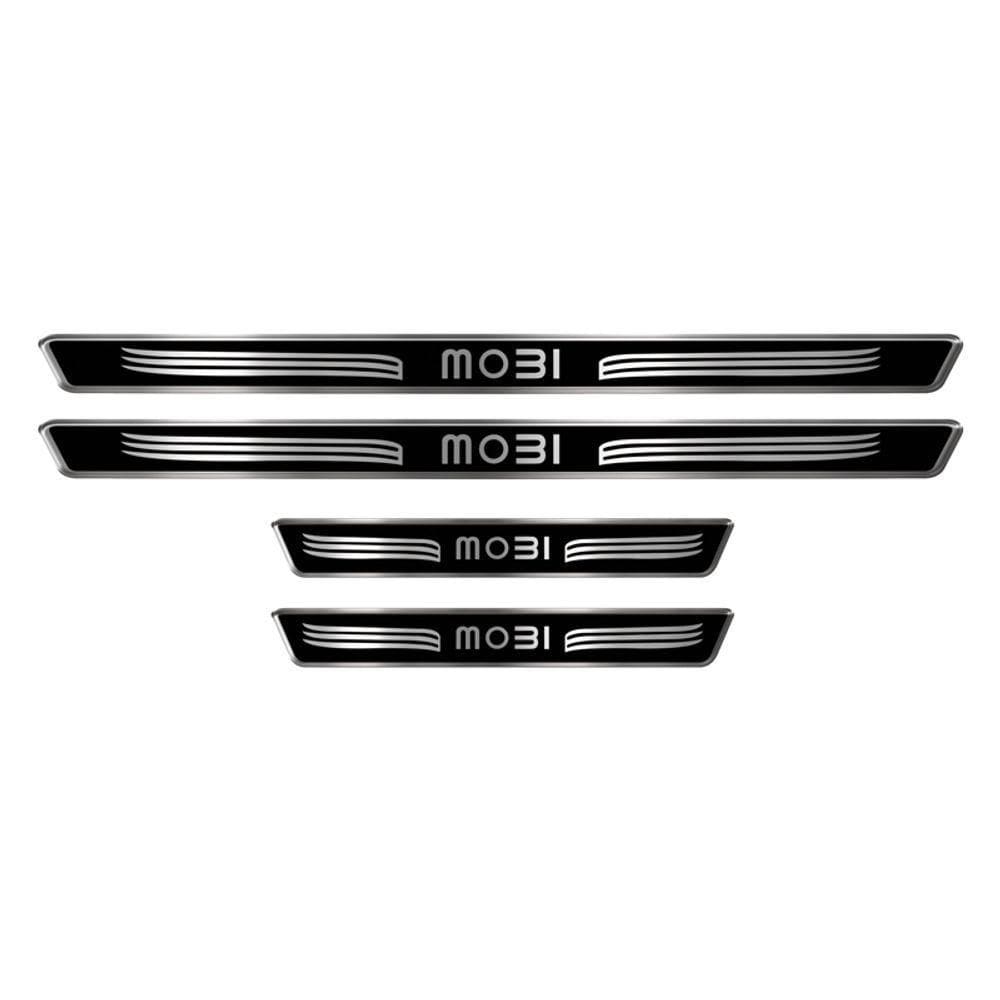 Kit Soleira Adesivo Porta Fiat Mobi 2017 2018 2019 2020 2021 Cromado