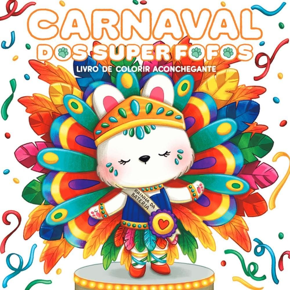 Super Fofos no Carnaval: Livro de colorir aconchegante – Sucesso do TikTok (1002)