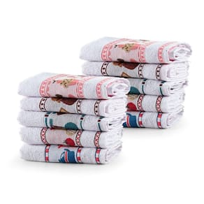 Kit 10 Panos De Copa Para Cozinha Felpudos Variados