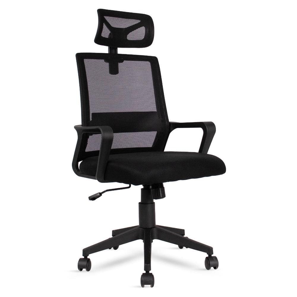 Cadeira Presidente para Escritório Tracy Preta Healer