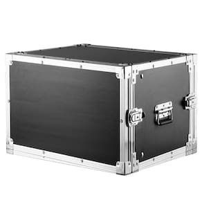 Case Rack Periférico 8U Profissional Com 2 Trilhos Roscados
