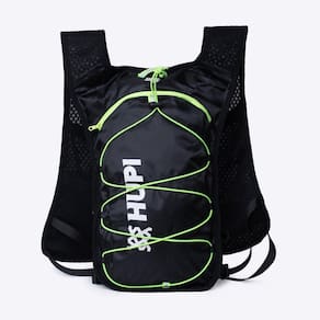 Colete de Hidratação HUPI Running Preto e Amarelo com Refil