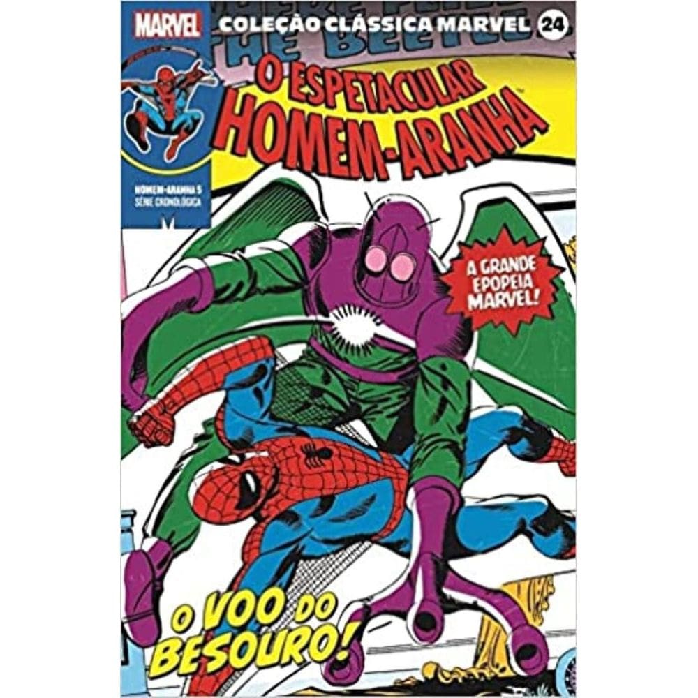 Livro Coleção Clássica Marvel Vol. 24 - Homem-Aranha Vol. 5